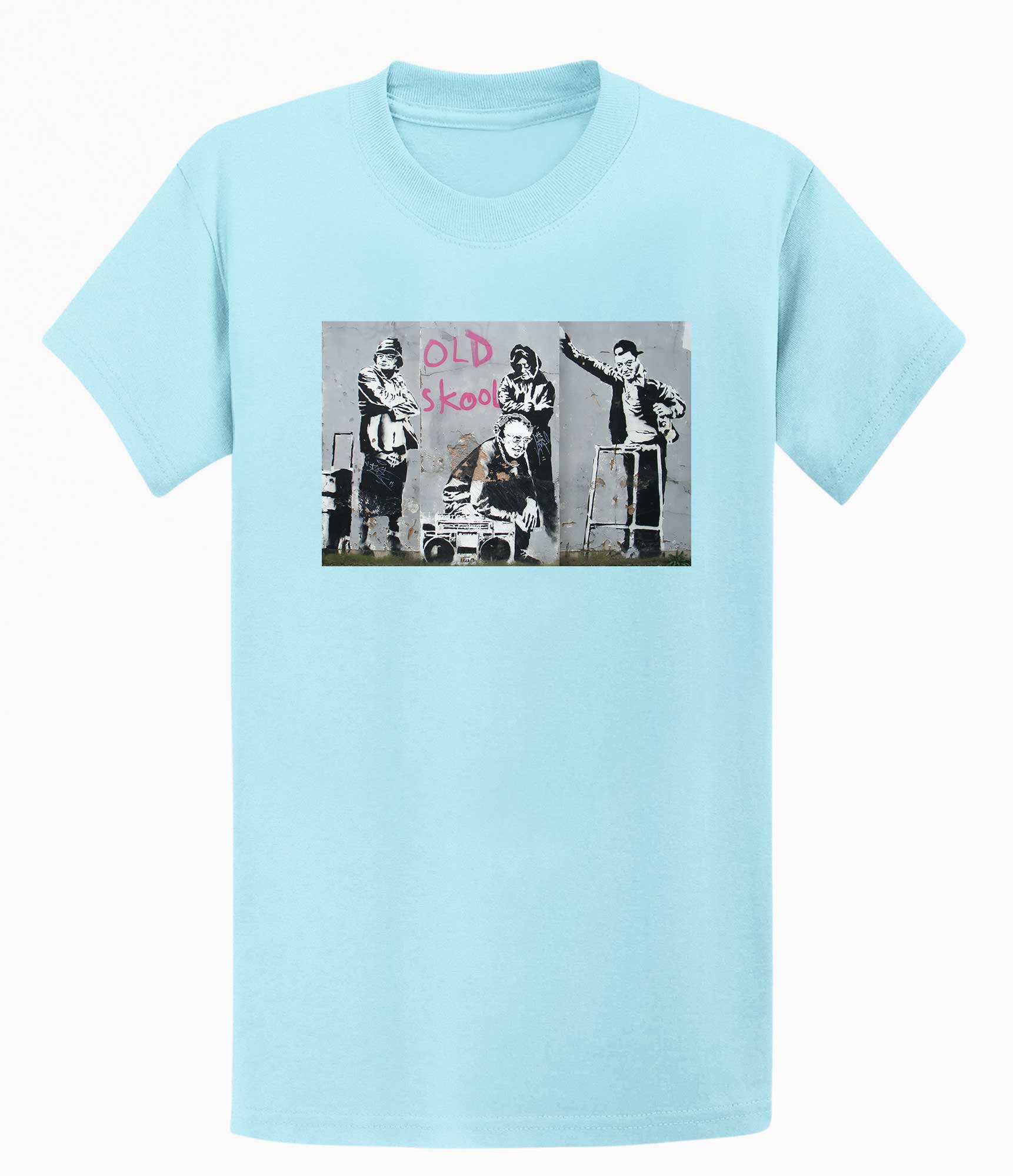 Image of Banksy Unisex T-Shirt - Old Skool Banksy-Apparel